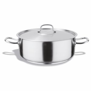 CASSEROLE PAN S/S 20D X 8CM 2.5LT