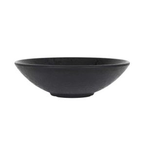 MELAMINE BOWL BLACK 18CM ARIZONA