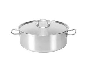 CASSEROLE PAN S/S 20D X 12CM 4LT