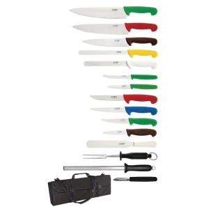 KNIFE 15 PIECE SET AND CARRY CASE