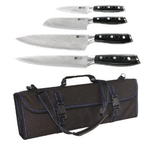 KNIFE SET TSUKI 4 PIECE AND CARRY CASE