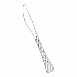 PLASTIC REUSABLE CLEAR GLAMOUR KNIFE X 50