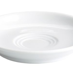 MELAMINE SAUCER IRIS WHITE 14CM