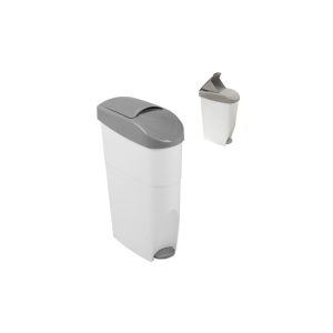PEDAL SANITARY BIN 18LT BLUE PLASTIC *** ECO***