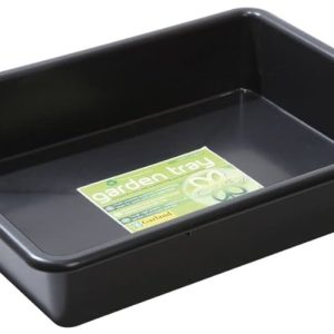 PLASTIC TRAY BLACK 30 X 20 X 5 CM 2LT R1472
